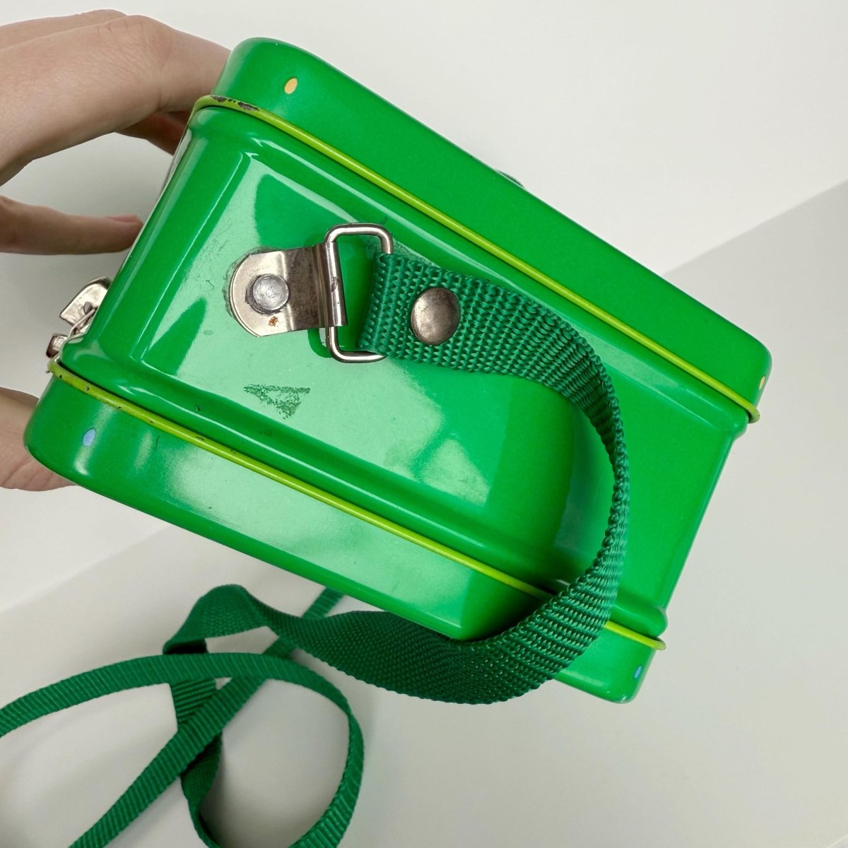 Keroppi Sanrio 1991 Tin Bag Birthday Celebration Frog - Tins - ThrowbackBuys - NostalgicEpisodes