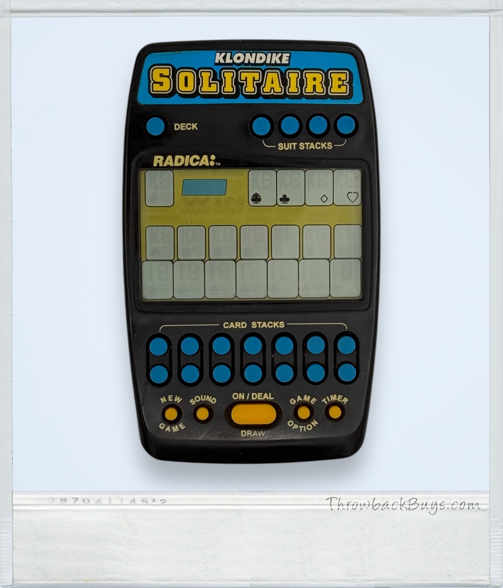 2004 - Radica - Solitaire Klondike Big Screen Handheld Game