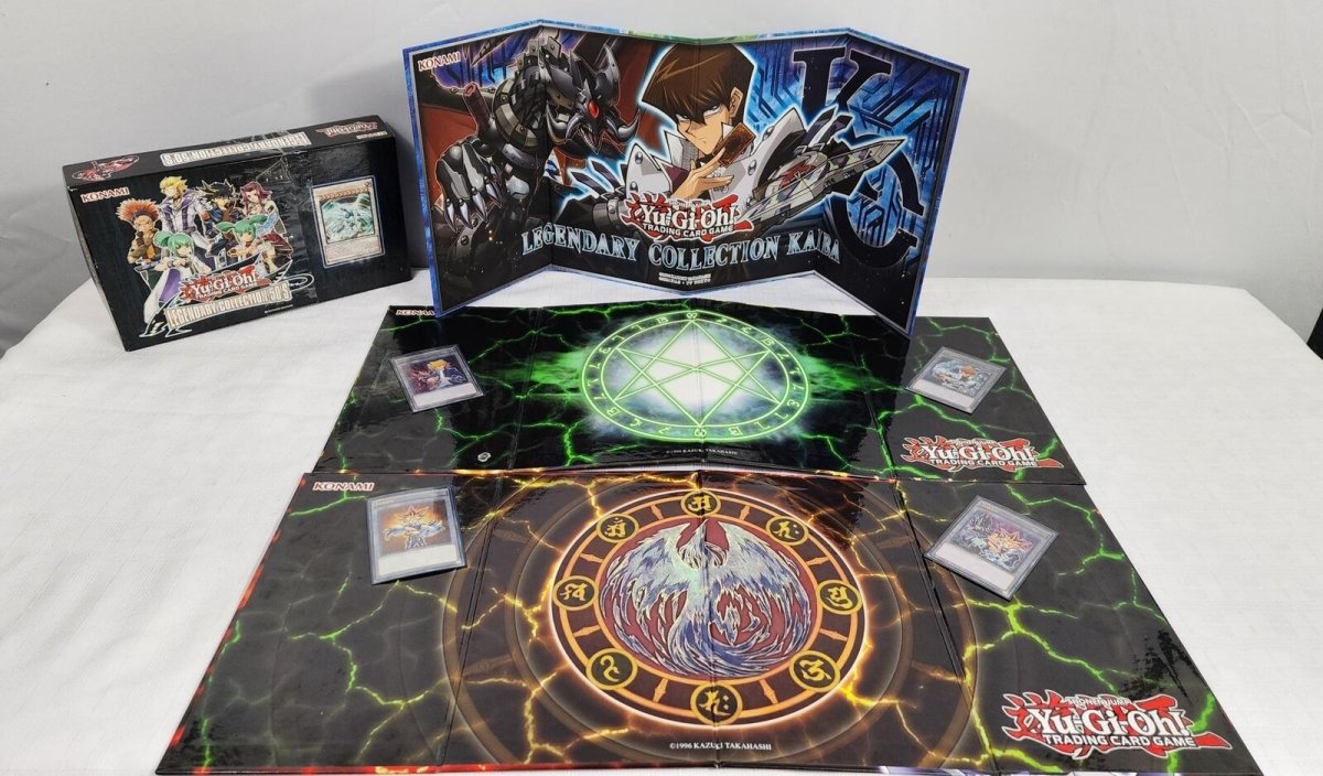 Konami Yugioh Yugi, Kaiba, Joey Gamemat w/ Token (LDK2 - EN) Set of 6 - Trading Cards - ThrowbackBuys - ResellerDoor