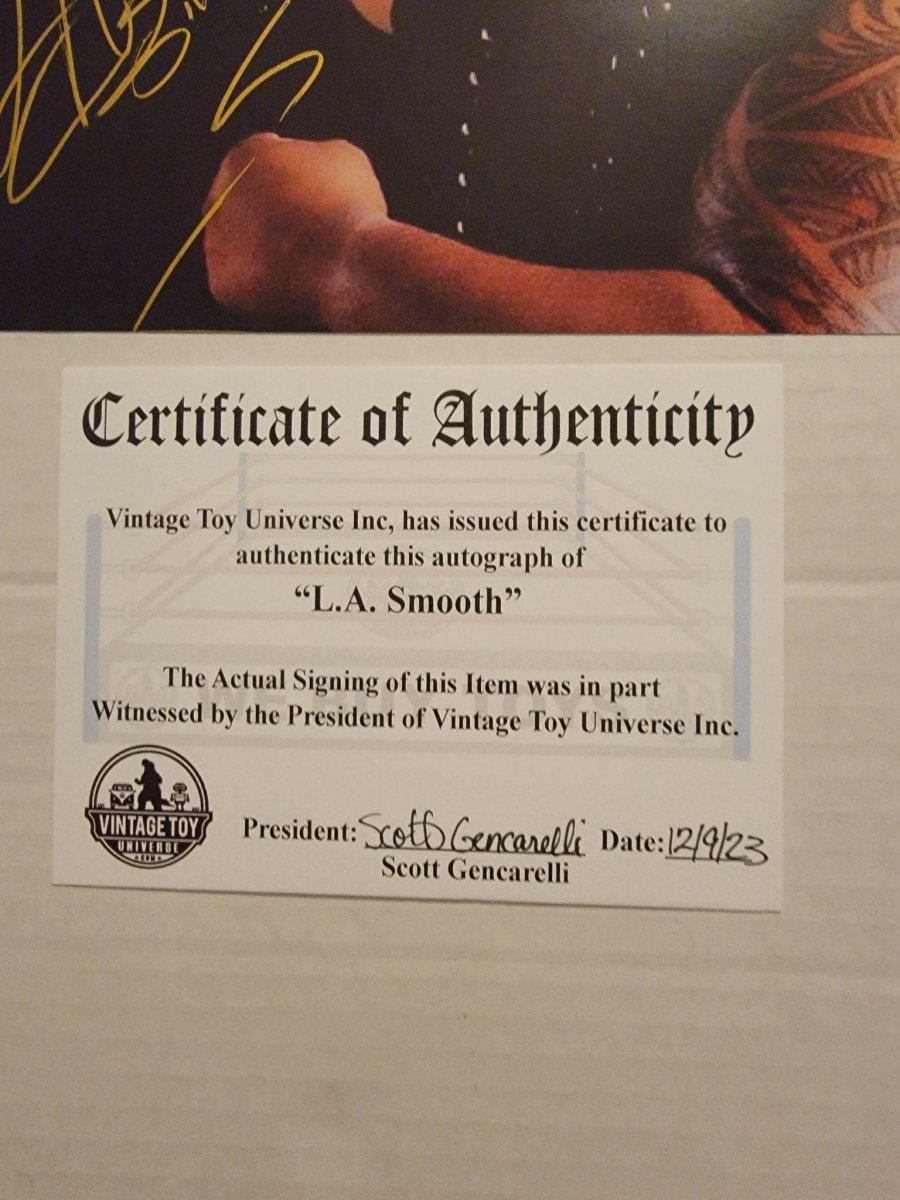 L.A. Smooth Autographed Photo with COA - Paper Goods - ThrowbackBuys - Amanda's Awesome Finds