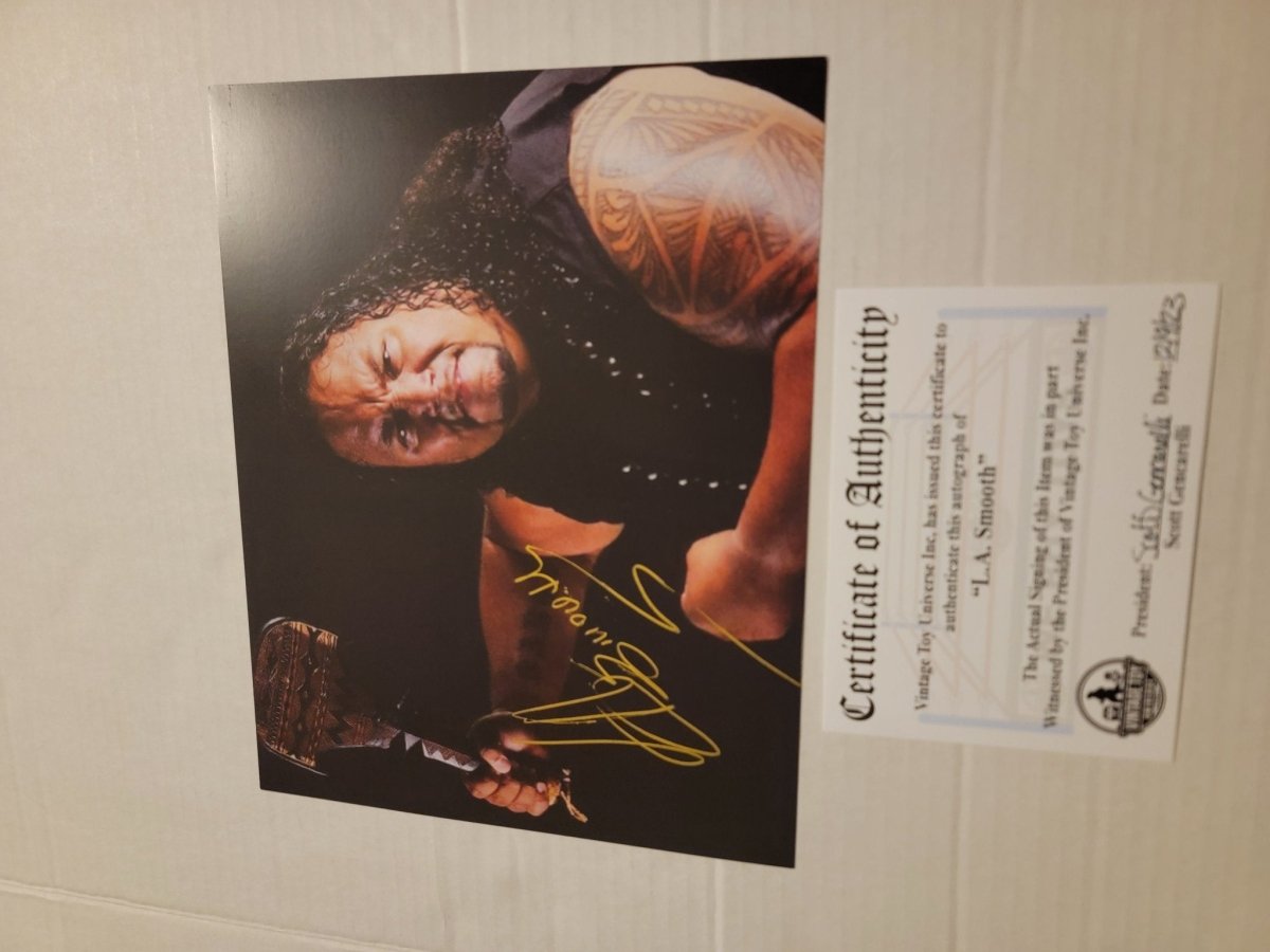 L.A. Smooth Autographed Photo with COA - Paper Goods - ThrowbackBuys - Amanda's Awesome Finds
