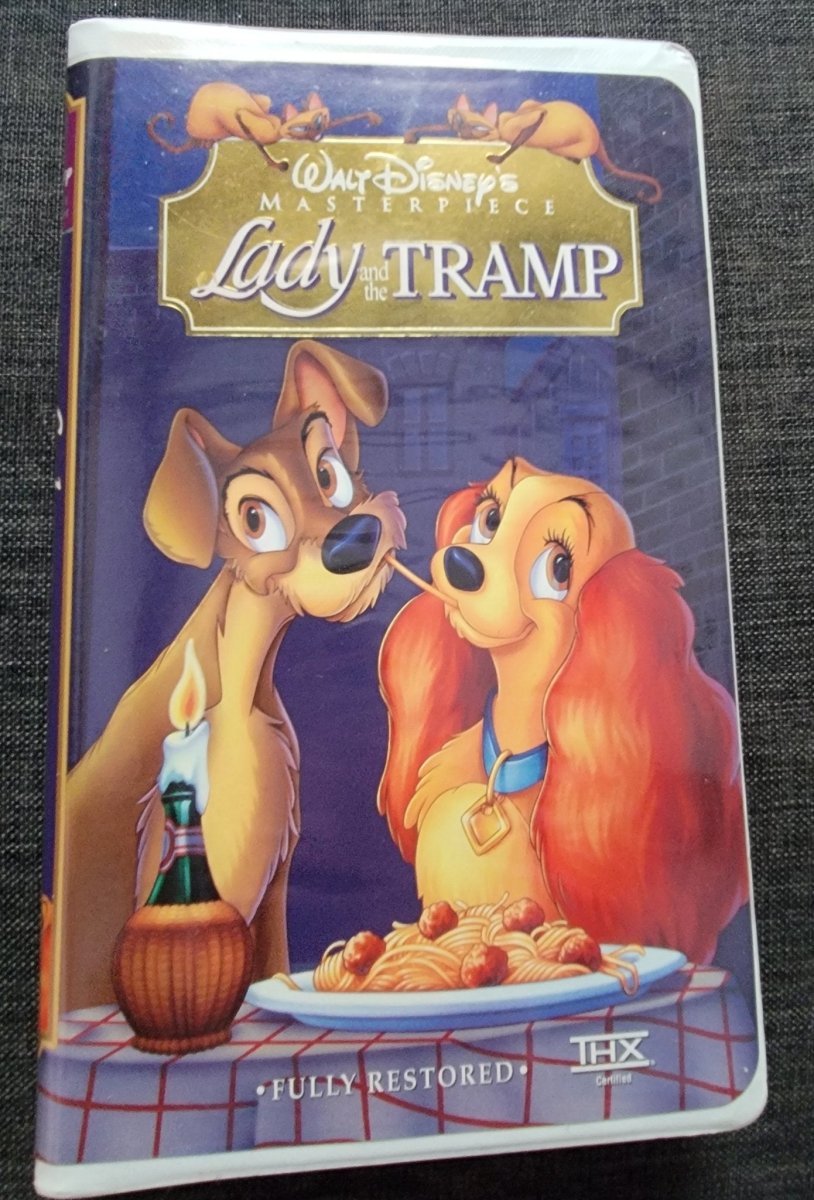 Lady and the Tramp VHS Clamshell - VHS - ThrowbackBuys - Amanda's Awesome Finds