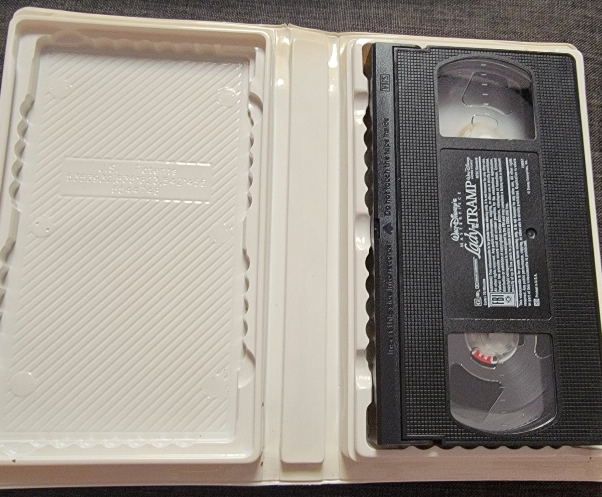 Lady and the Tramp VHS Clamshell - VHS - ThrowbackBuys - Amanda's Awesome Finds