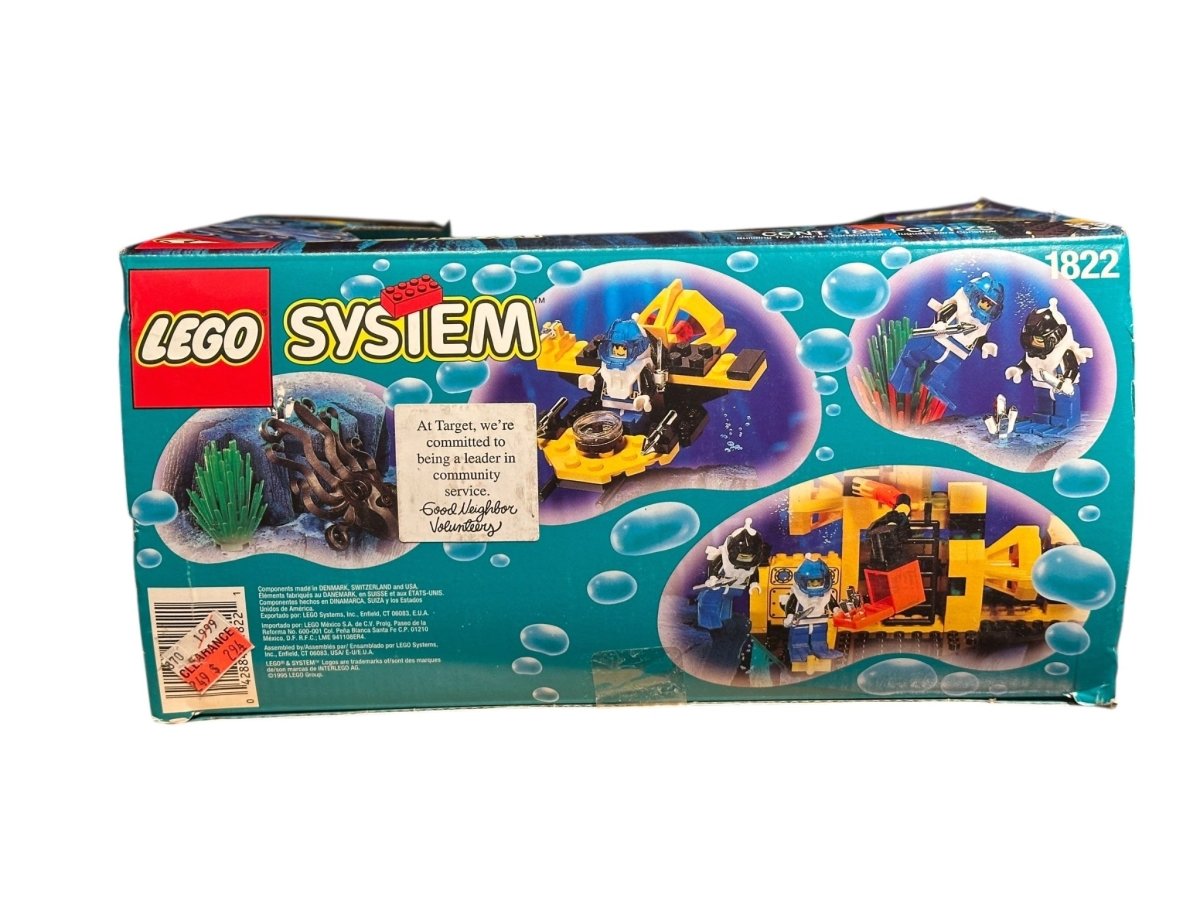 LEGO 1822 Aquazone Sea Claw 7 Aquanauts 183 pieces - 1995 - Action Figures & Collectibles - ThrowbackBuys - Abunnysvintageco