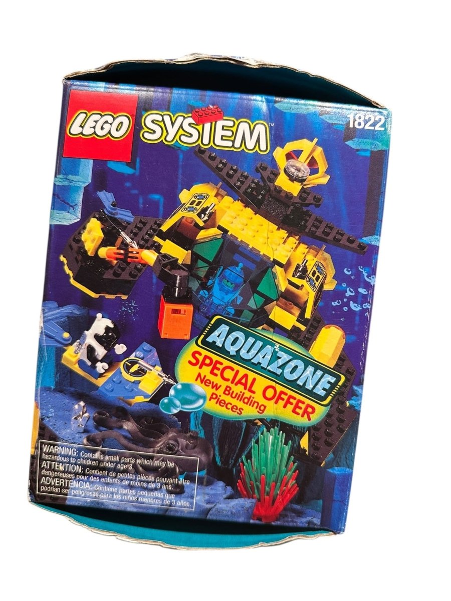 LEGO 1822 Aquazone Sea Claw 7 Aquanauts 183 pieces - 1995 - Action Figures & Collectibles - ThrowbackBuys - Abunnysvintageco