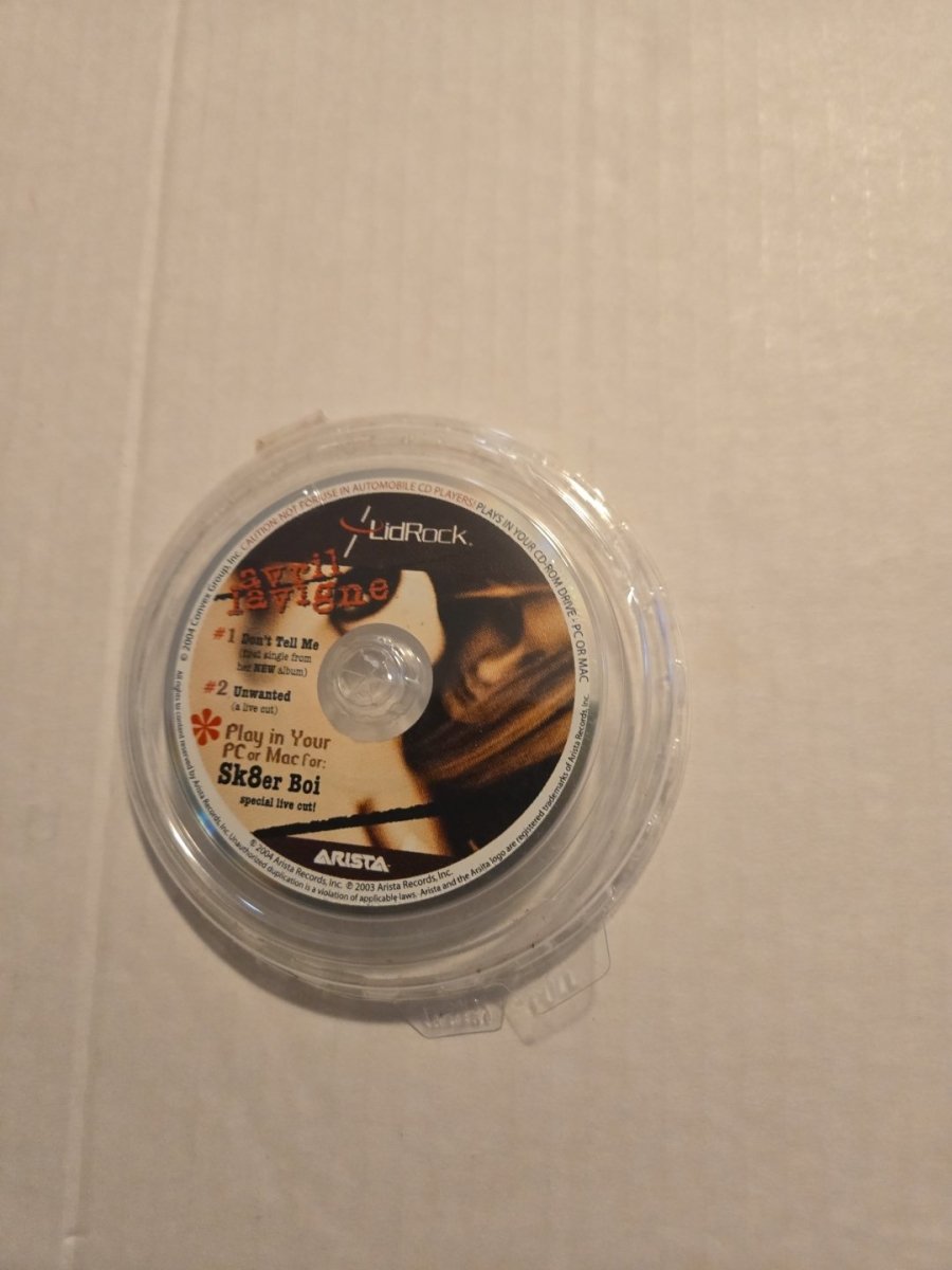 LidRock Sbarro Avril Lavigne Mini CD - CDs - ThrowbackBuys - Amanda's Awesome Finds