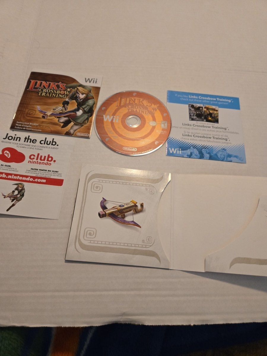 Link's Crossbow Training Nintendo Wii Game - Video Games - ThrowbackBuys -Amanda's Awesome Finds