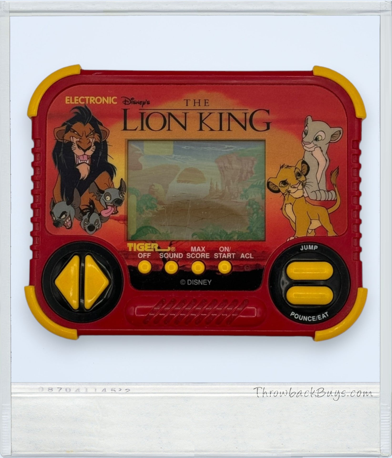 1992 - Tiger - The Lion King Handheld Game Handheld Consoles