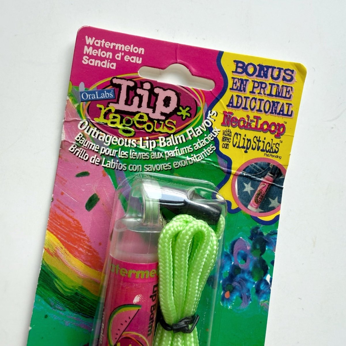 lip Rageous Lip Balm Watermelon 90's Y2K Clipstick - Beauty - ThrowbackBuys -NostalgicEpisodes