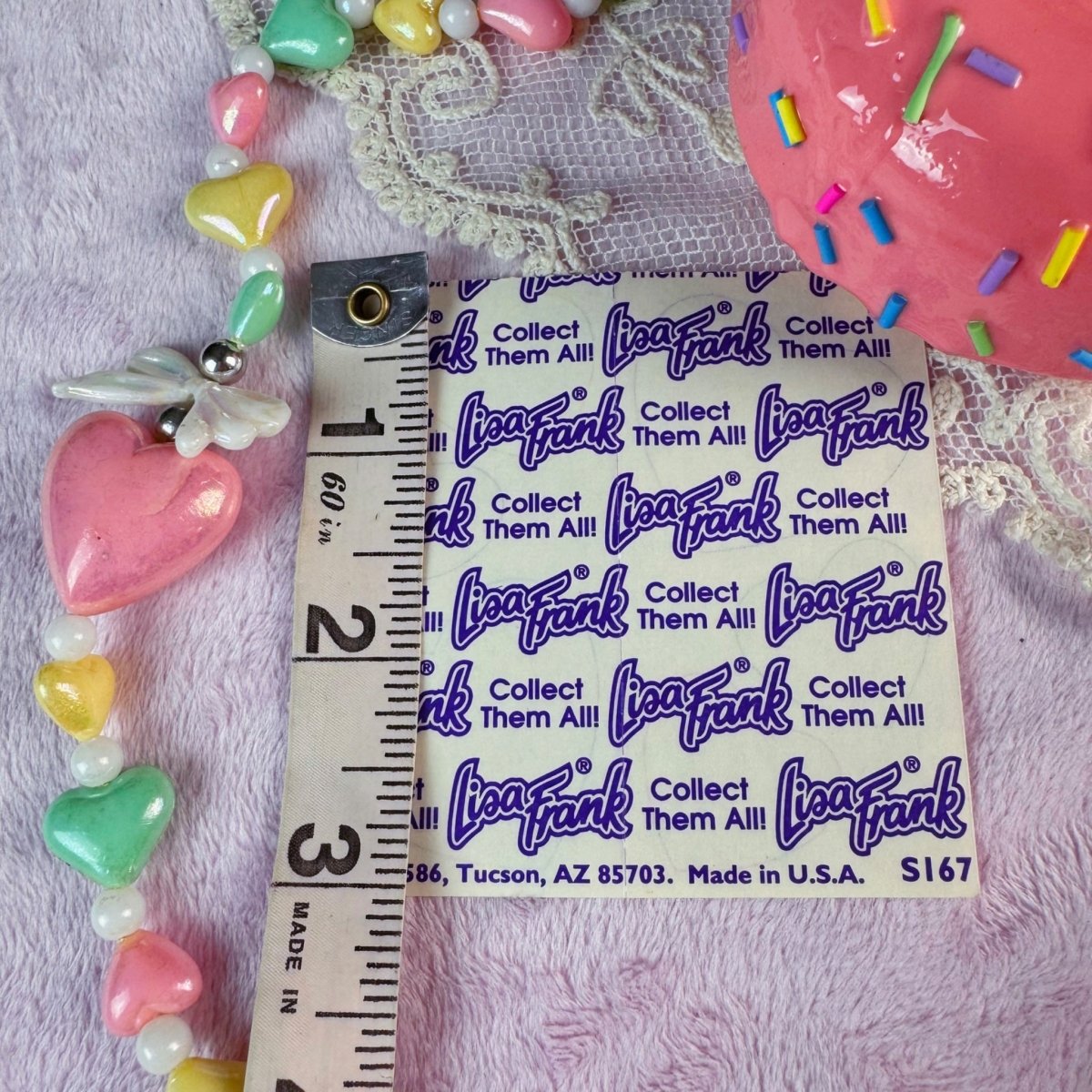 Lisa Frank 1980s 90s Rainbow Teddy Bear Vintage Stationery - Paper Goods - ThrowbackBuys - Starbunnyvintage