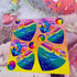 Lisa Frank Rainbow Dolphin Sticker Sheet – Vintage 90s Stationery - Paper Goods - ThrowbackBuys - Starbunnyvintage
