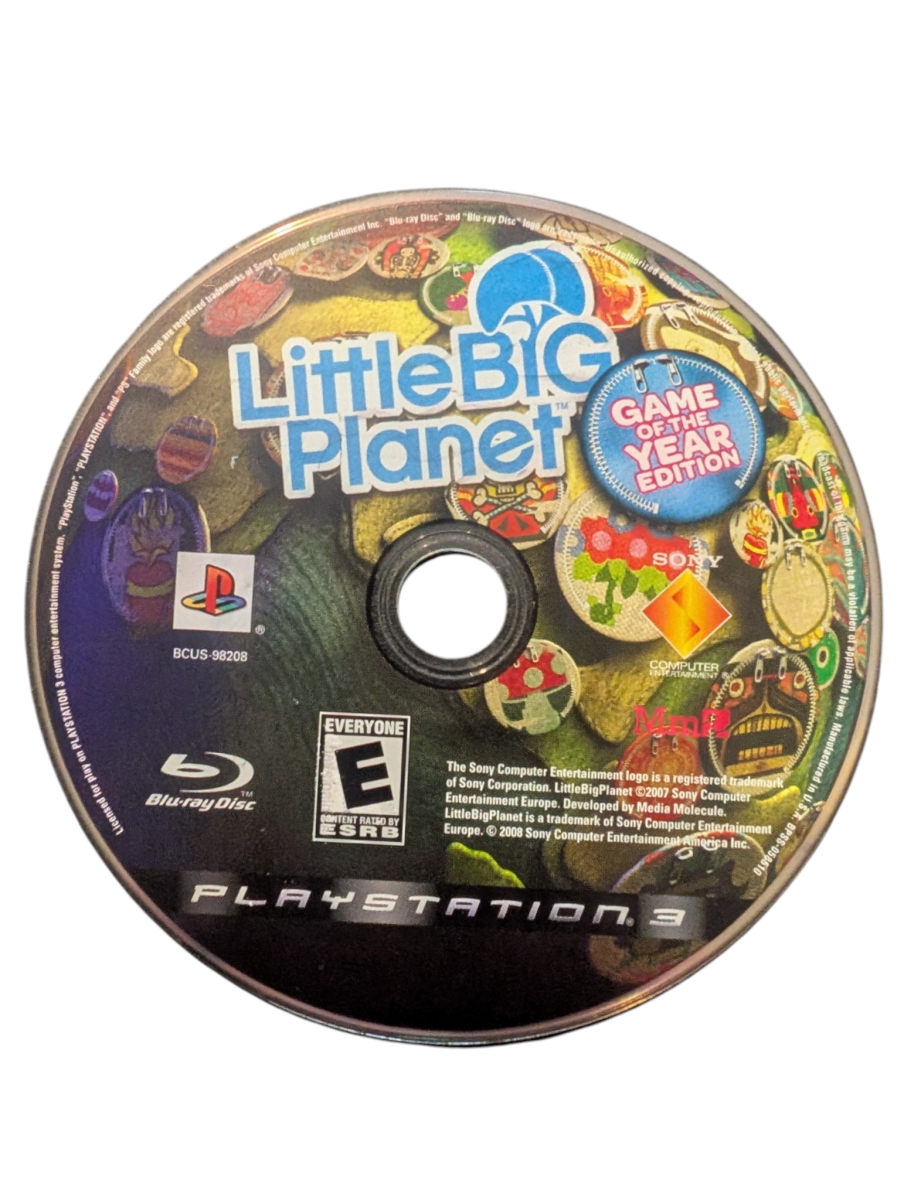 Little Big Planet - Game of the Year Edition for Playstation 3 - Tested/Working (2009) - Video Games - ThrowbackBuys - Slaqr Retro Gaming & Collectibles