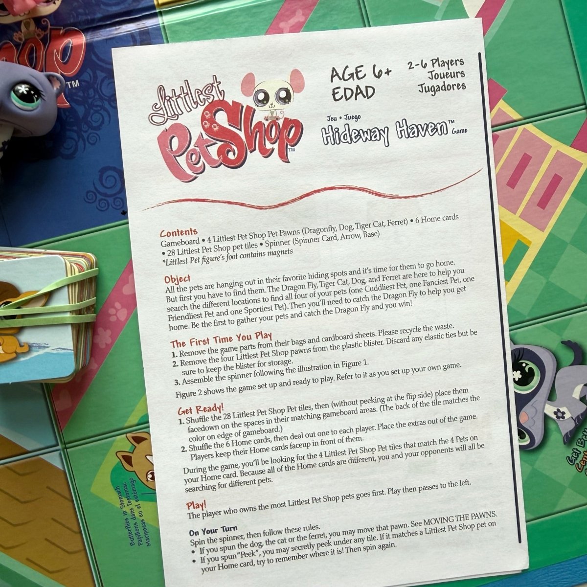 Littlest Pet Shop Hideaway Haven Board Game *MISSING PET* - Board Games - ThrowbackBuys -NostalgicEpisodes