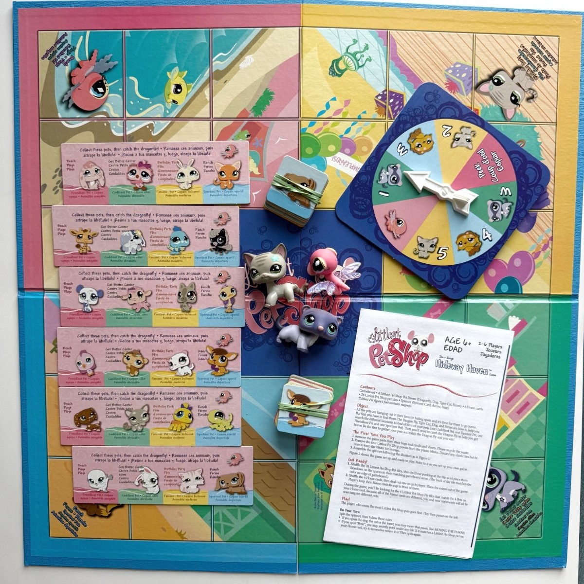 Littlest Pet Shop Hideaway Haven Board Game *MISSING PET* - Board Games - ThrowbackBuys -NostalgicEpisodes