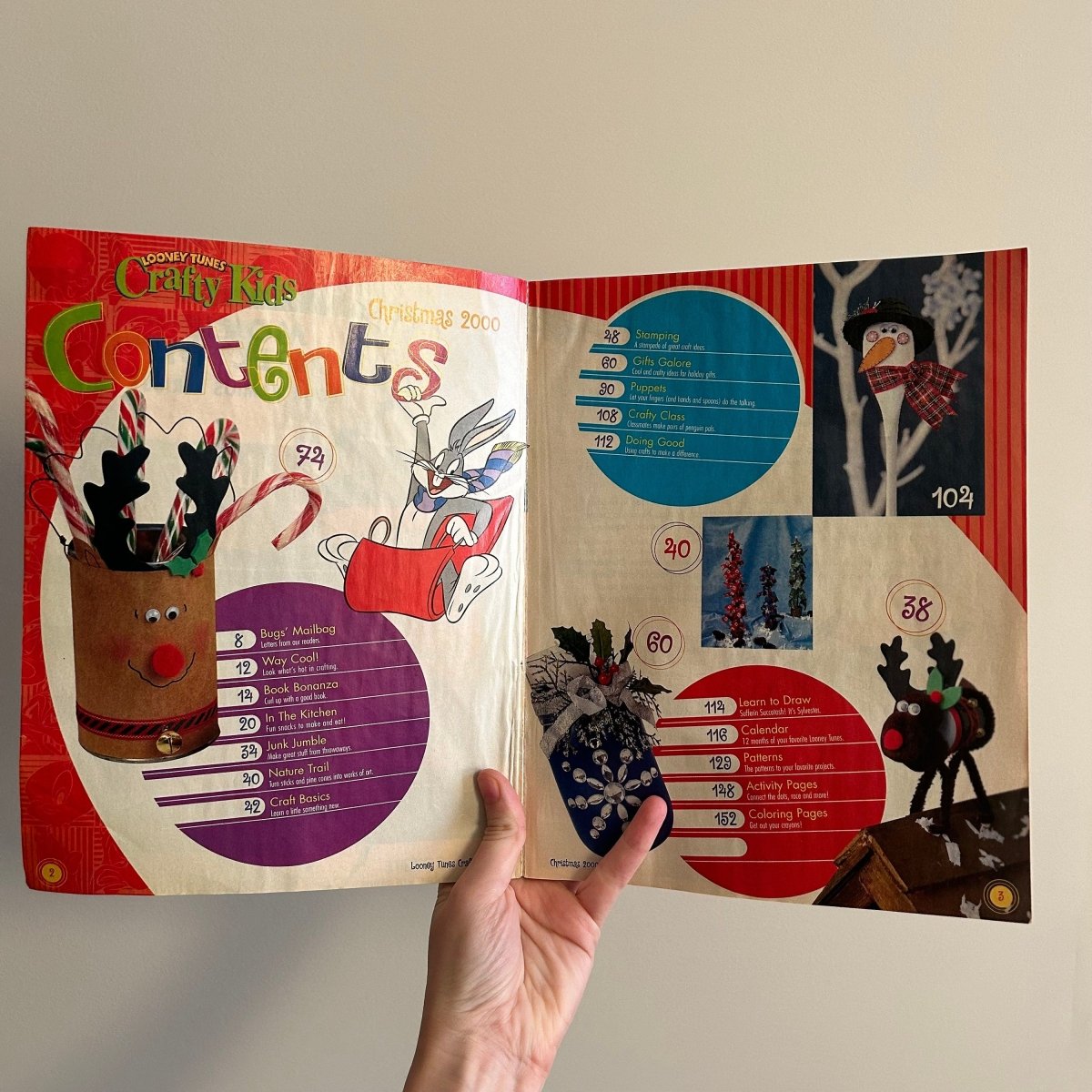 Looney Tunes Crafty Kids Christmas Projects Book 2000 Vintage - Memorabilia - ThrowbackBuys - NostalgicEpisodes