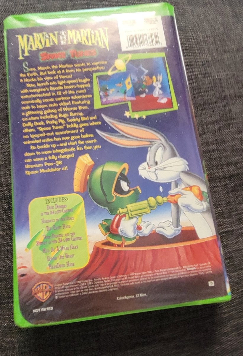 Looney Tunes Presents Marvin the Martian VHS Clamshell - VHS - ThrowbackBuys - Amanda's Awesome Finds