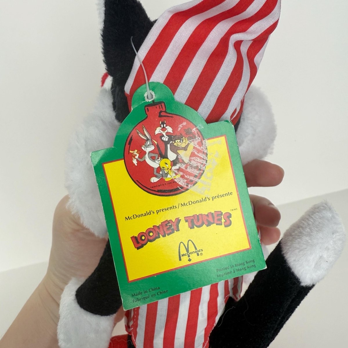 Looney Tunes Sylvester Christmas McDonald's Plush 1992 - Stuffed Animals & Plushies - ThrowbackBuys - NostalgicEpisodes