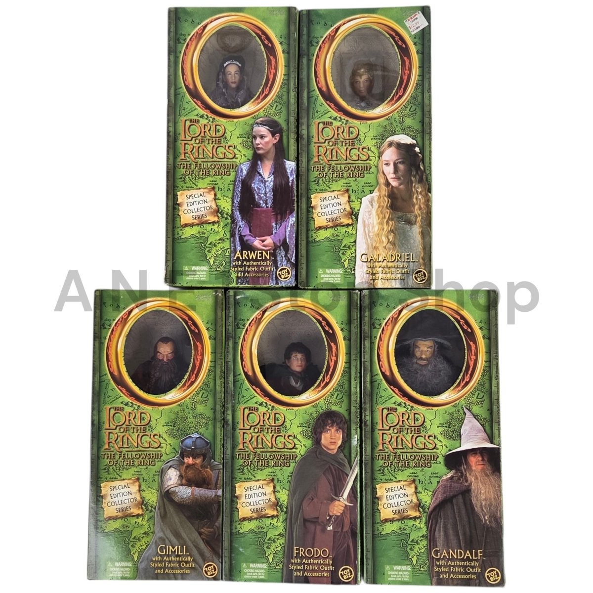 Lord of the Rings Fellowship of the Ring 12" Figures Gimli, Frodo, Arwen & More - Action Figures & Collectibles - ThrowbackBuys - A N E 1 Stop Shop