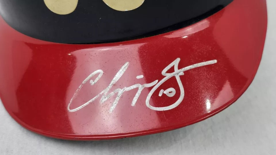 ABC MLB Batting Helmet Signed Atlanta Braves CHIPPER JONES, Authenticated, Rare