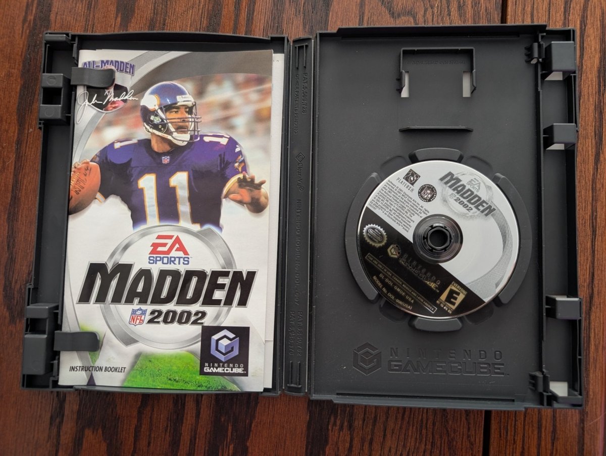 Madden 2002 - COMPLETE IN BOX (2002) - Nintendo GameCube - Video Games - ThrowbackBuys - Slaqr Retro Gaming & Collectibles