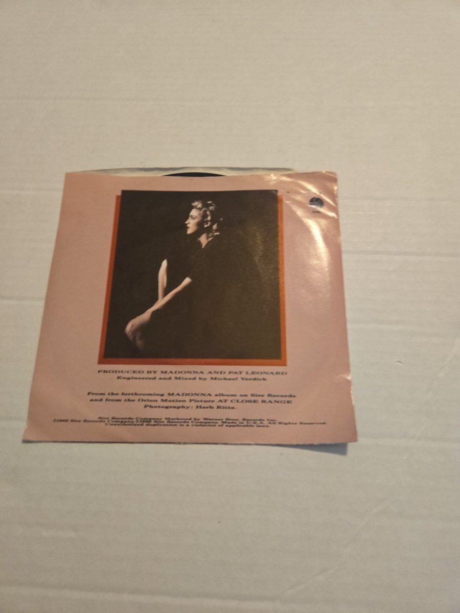 Madonna Live To Tell 45 RPM Vinyl - Vinyl - ThrowbackBuys - Amanda's Awesome Finds