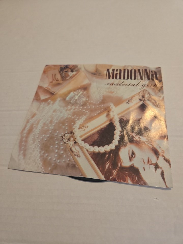 Madonna Material Girl 45RPM Vinyl Record - Vinyl - ThrowbackBuys - Amanda's Awesome Finds