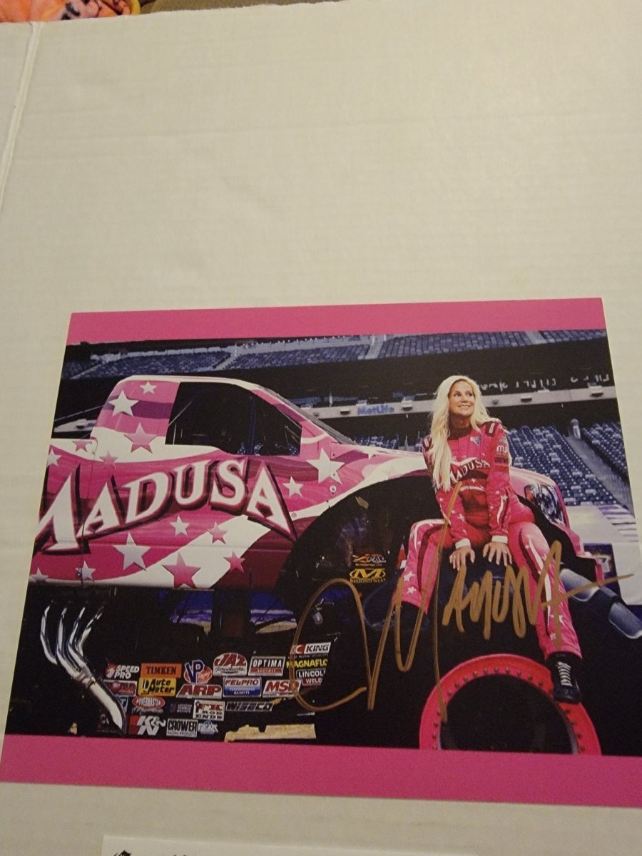 Madusa Autographed Photo with COA - Paper Goods - ThrowbackBuys - Amanda's Awesome Finds