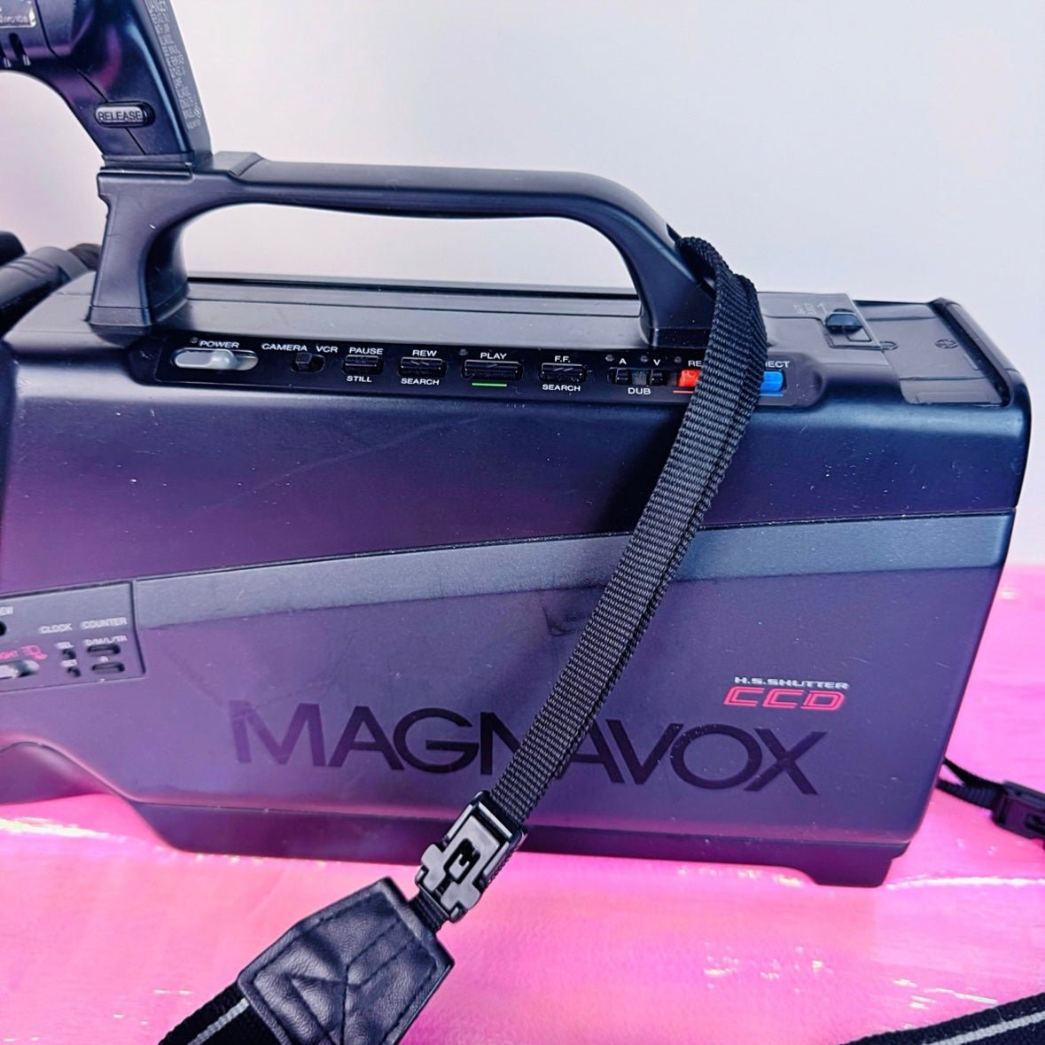Magnavox VHS HQ Camcorder - Vintage Video Camera - Display Prop, Untested - Camcorders - ThrowbackBuys - Starbunnyvintage