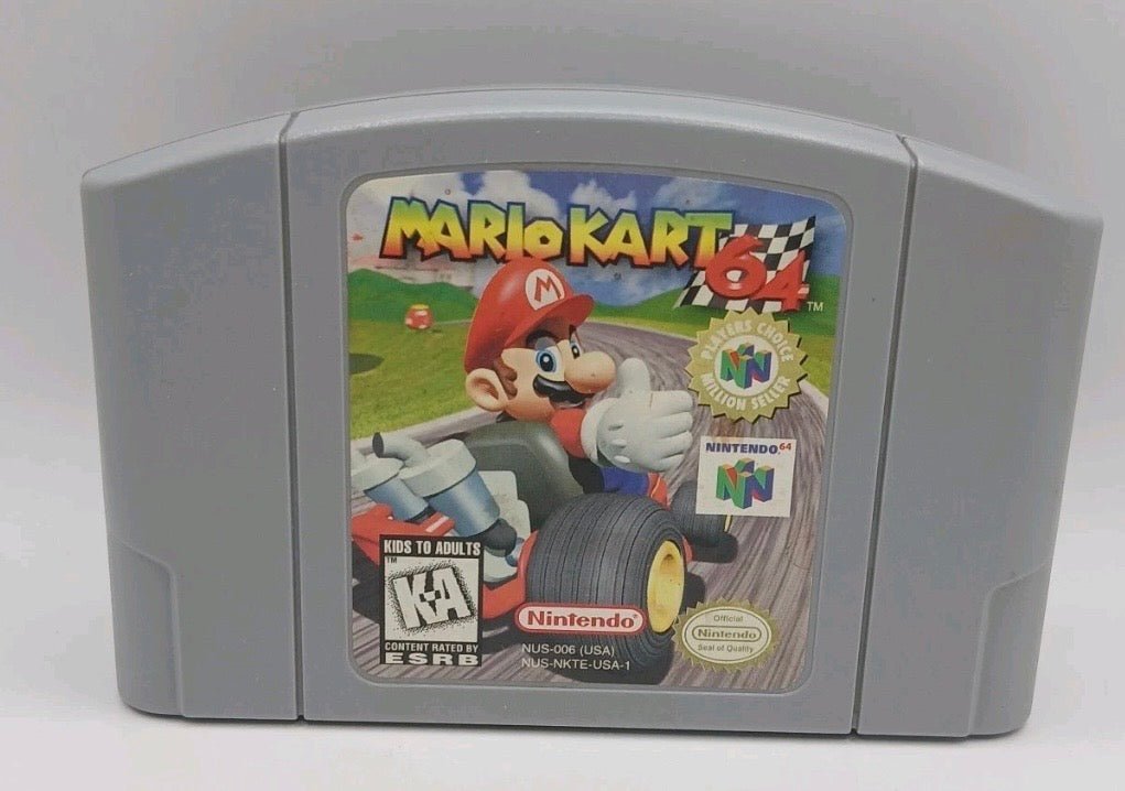 Mario Kart 64 (Nintendo 64, 1997) Cartridge Only Authentic Great Condition - Video Games - ThrowbackBuys - Just_in_collections
