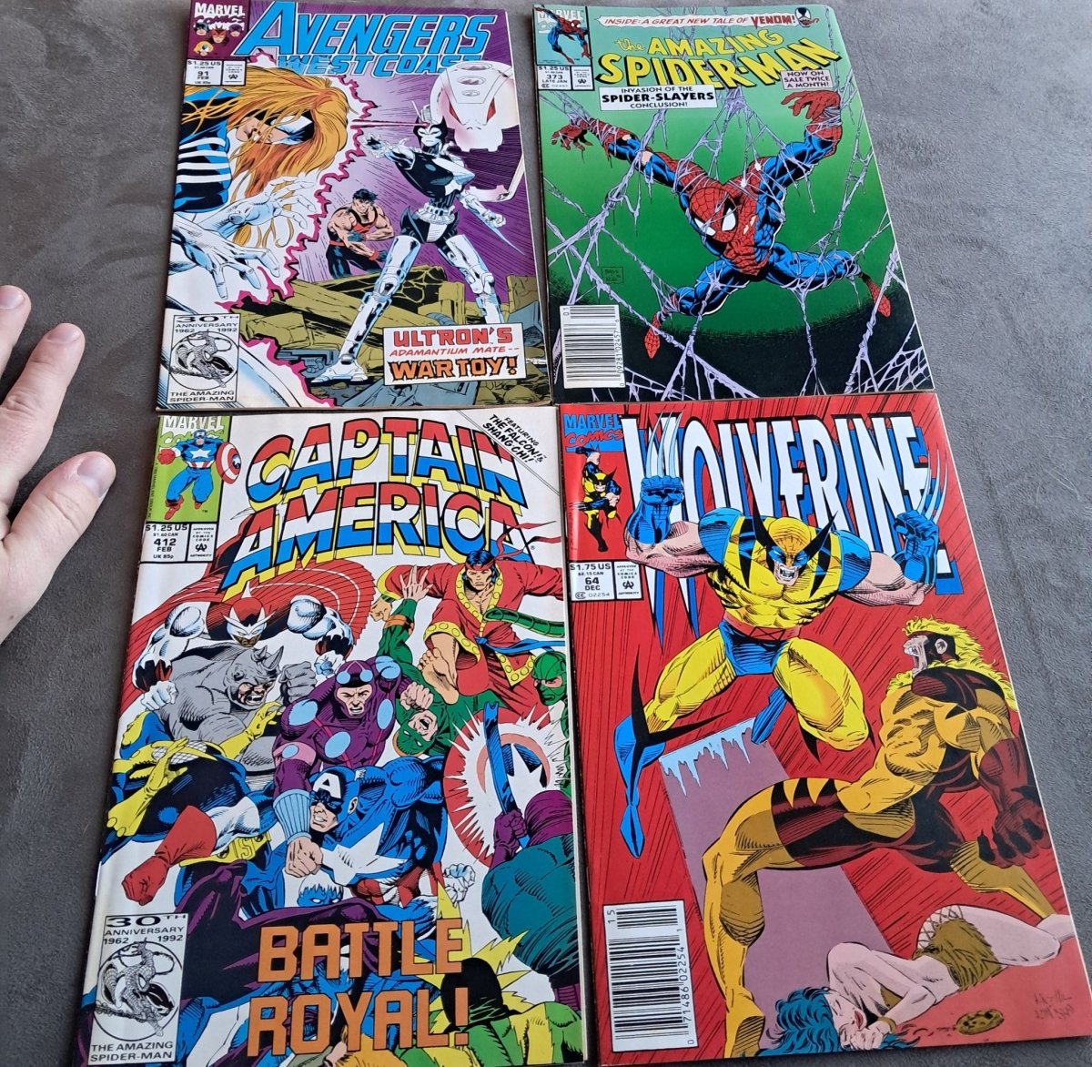 Marvel Promo Pack 1989 Drakes Desserts - Comics - ThrowbackBuys - Retrotoyz&gamez87