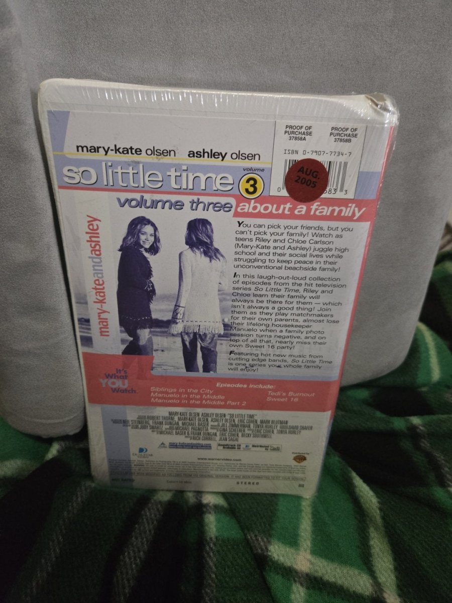 Mary - Kate & Ashley Olsen So Little Time Sealed VHS - PLEASE READ DESCRIPTION - VHS - ThrowbackBuys - Amanda's Awesome Finds