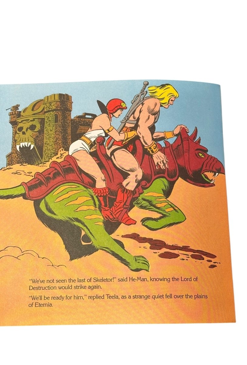 Masters of the Universe Caverns of Fear Golden Book Paperback 1983 He - man - Books - ThrowbackBuys - Abunnysvintageco