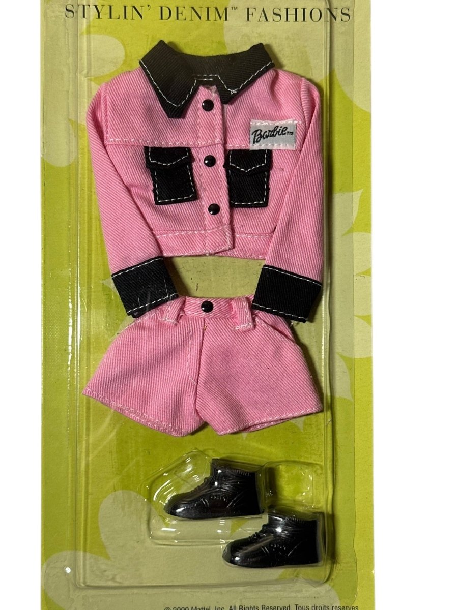 Mattel 2000 "Stylin' Denim Fashions" Barbie Doll Outfit 68288 - 92 - Dolls - ThrowbackBuys - Abunnysvintageco