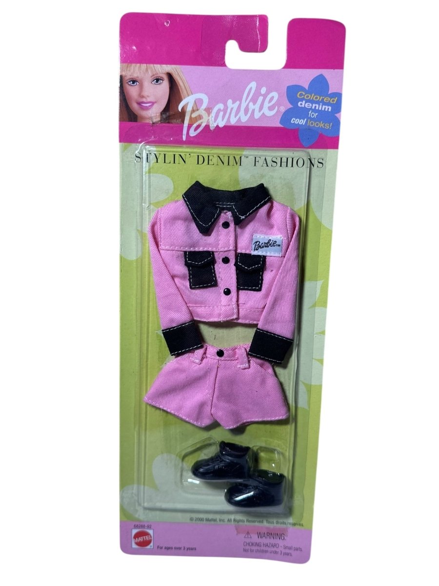 Mattel 2000 "Stylin' Denim Fashions" Barbie Doll Outfit 68288 - 92 - Dolls - ThrowbackBuys - Abunnysvintageco