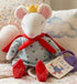 MerryMakers Lilly Mouse Plush Doll 1996 Red Cape Purple Purse With Tags - Plushies - ThrowbackBuys -Just_in_collections