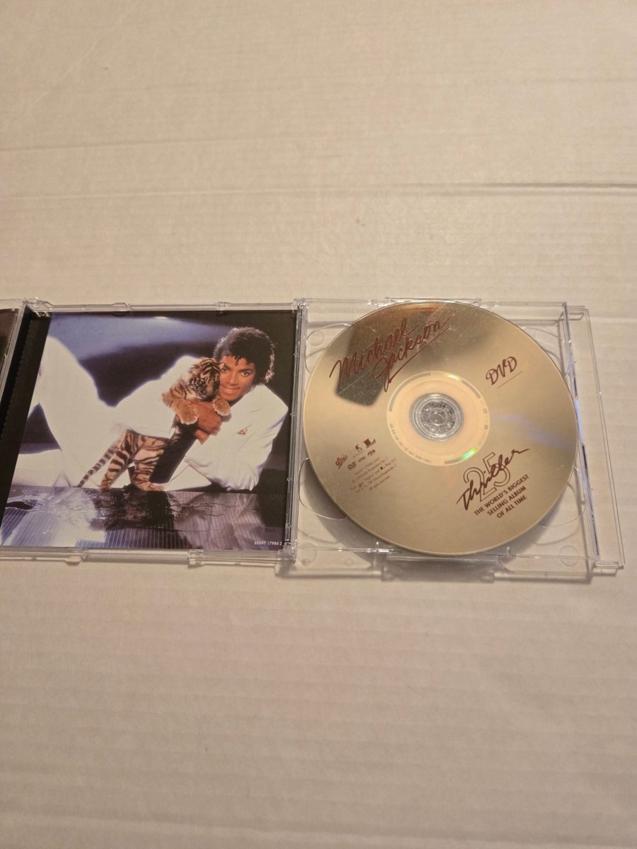 Michael Jackson Thriller 25th Anniversary 2 Disc CD/DVD Set - CDs - ThrowbackBuys -Amanda's Awesome Finds