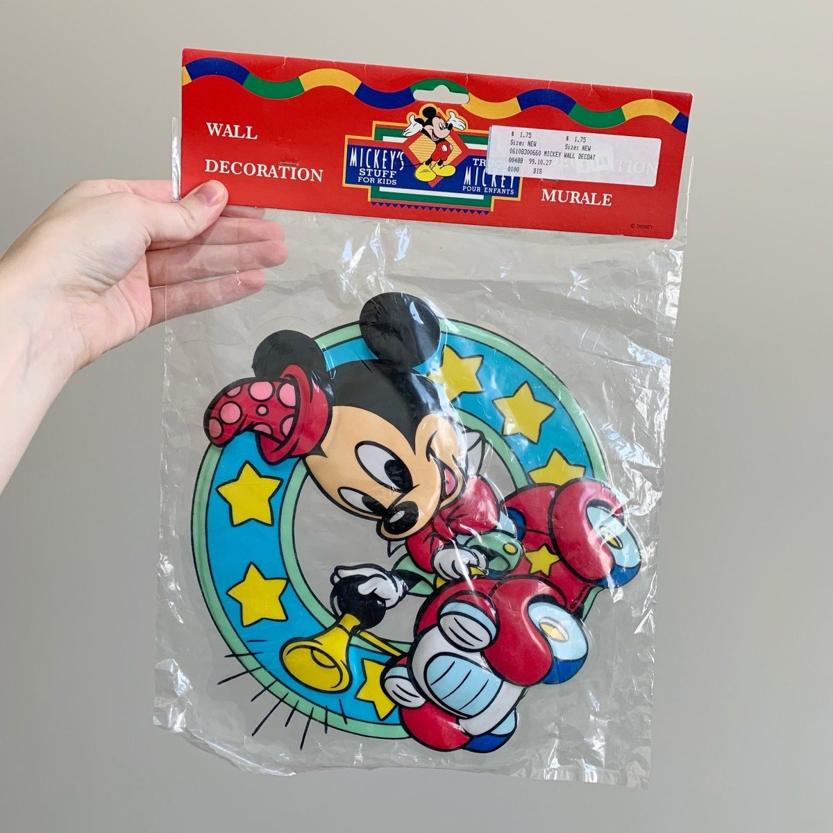 Mickey Mouse Birthday Party Wall Decoration Vintage New - Memorabilia - ThrowbackBuys - NostalgicEpisodes