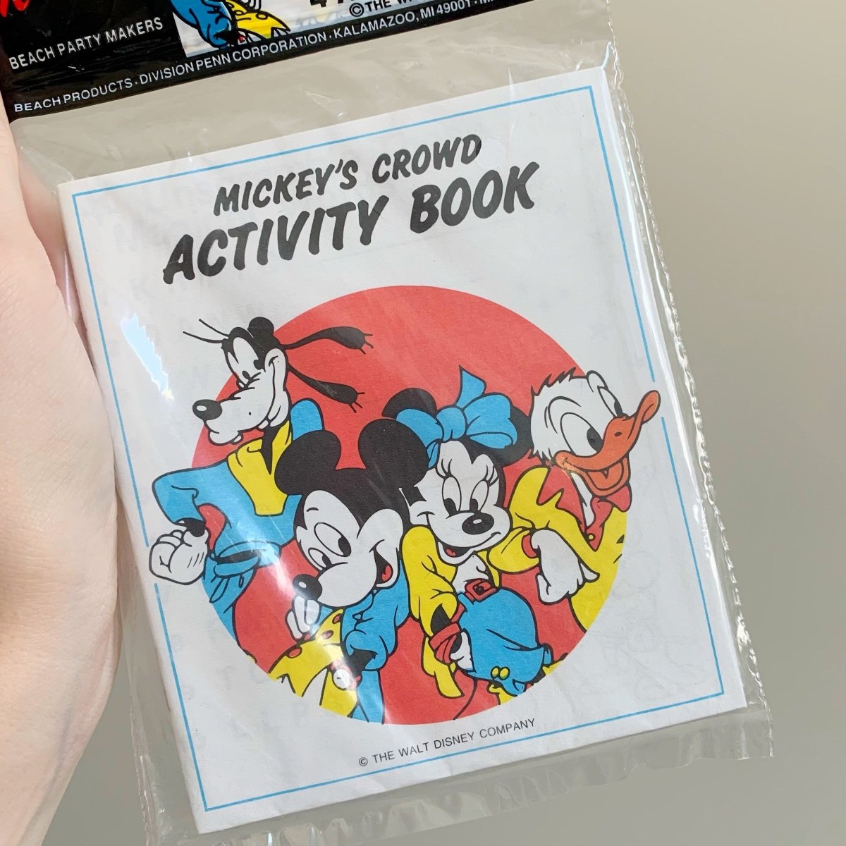Mickey Mouse It's a Party Activity Book Favours Vintage New - Memorabilia - ThrowbackBuys - NostalgicEpisodes