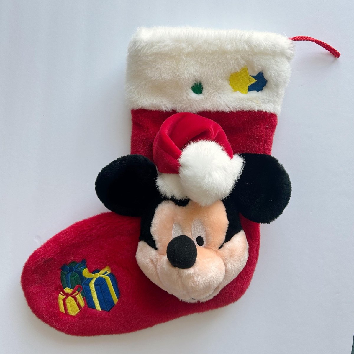 Mickey Mouse Singing Christmas Stocking 1999 - Stockings - ThrowbackBuys - NostalgicEpisodes