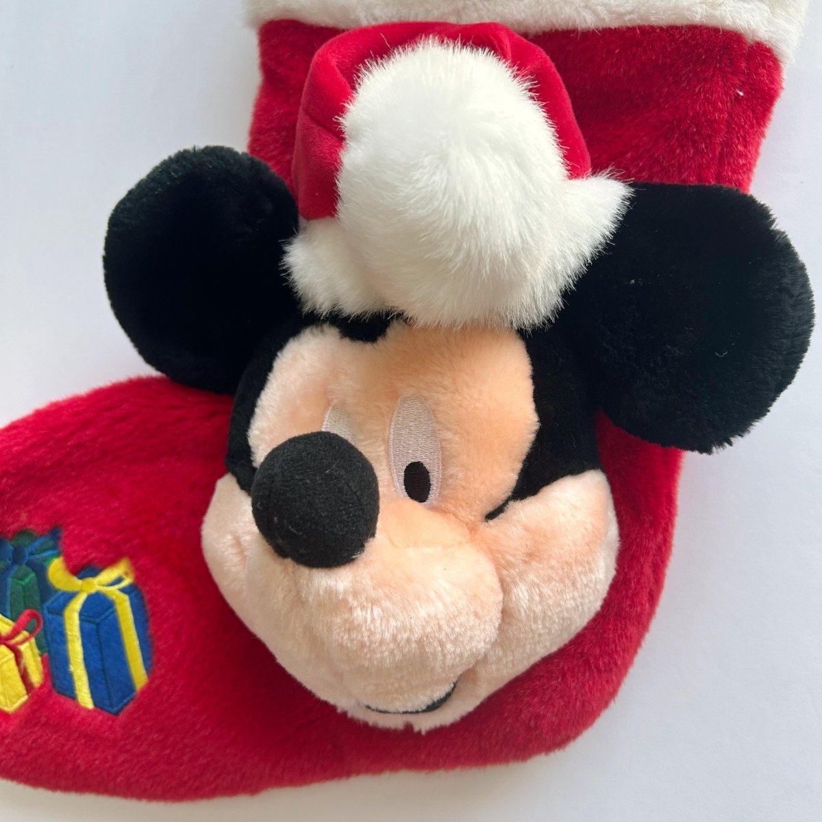 Mickey Mouse Singing Christmas Stocking 1999 - Stockings - ThrowbackBuys - NostalgicEpisodes