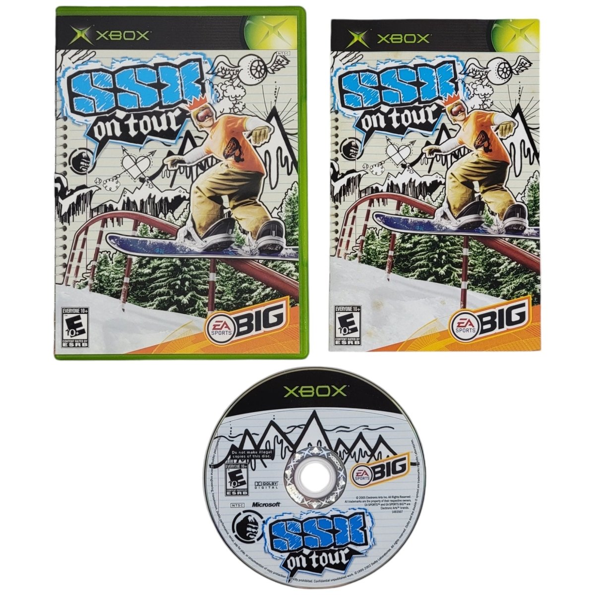 Microsoft Xbox SSX on Tour Game 2005 - Video Games - ThrowbackBuys - A N E 1 Stop Shop