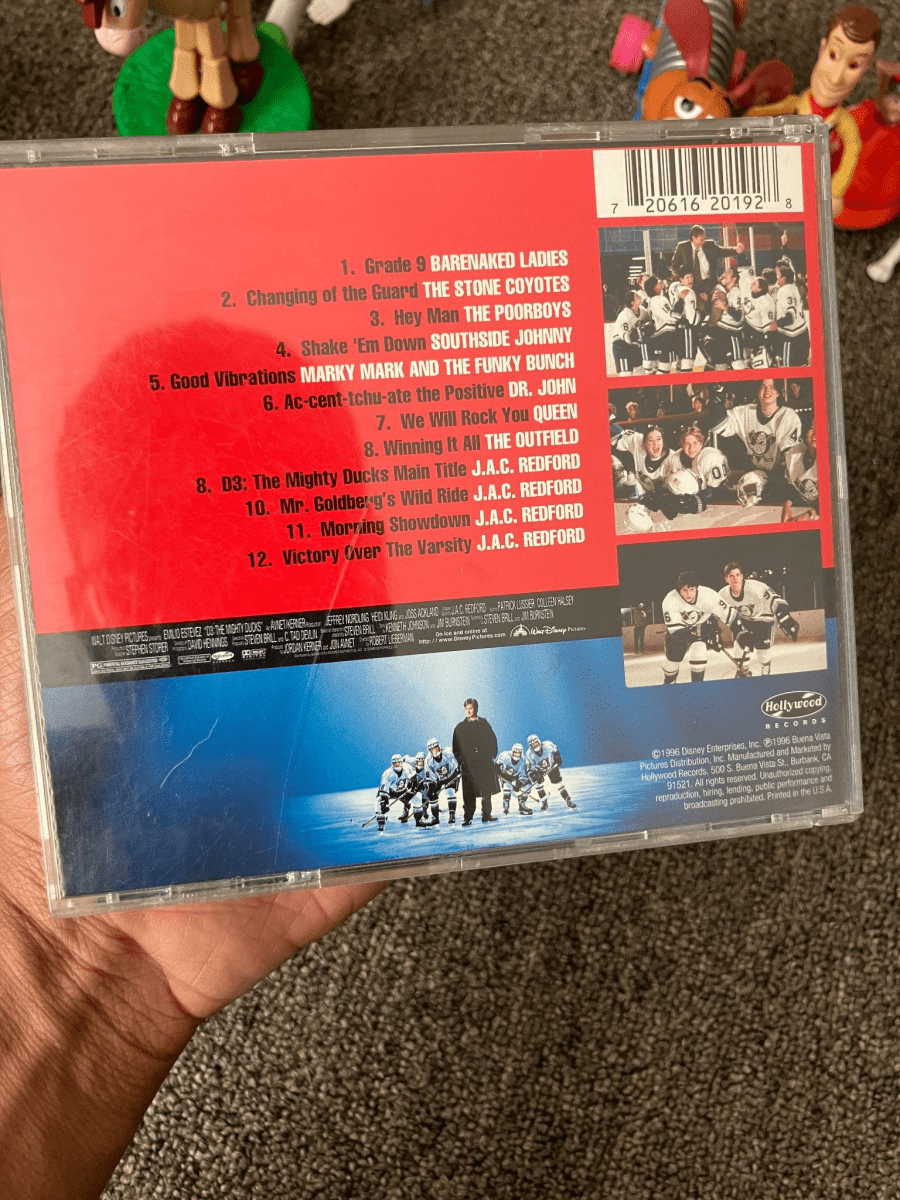 Mighty Ducks D3 Soundtrack - CDs - ThrowbackBuys - The Rickstalgia Shop
