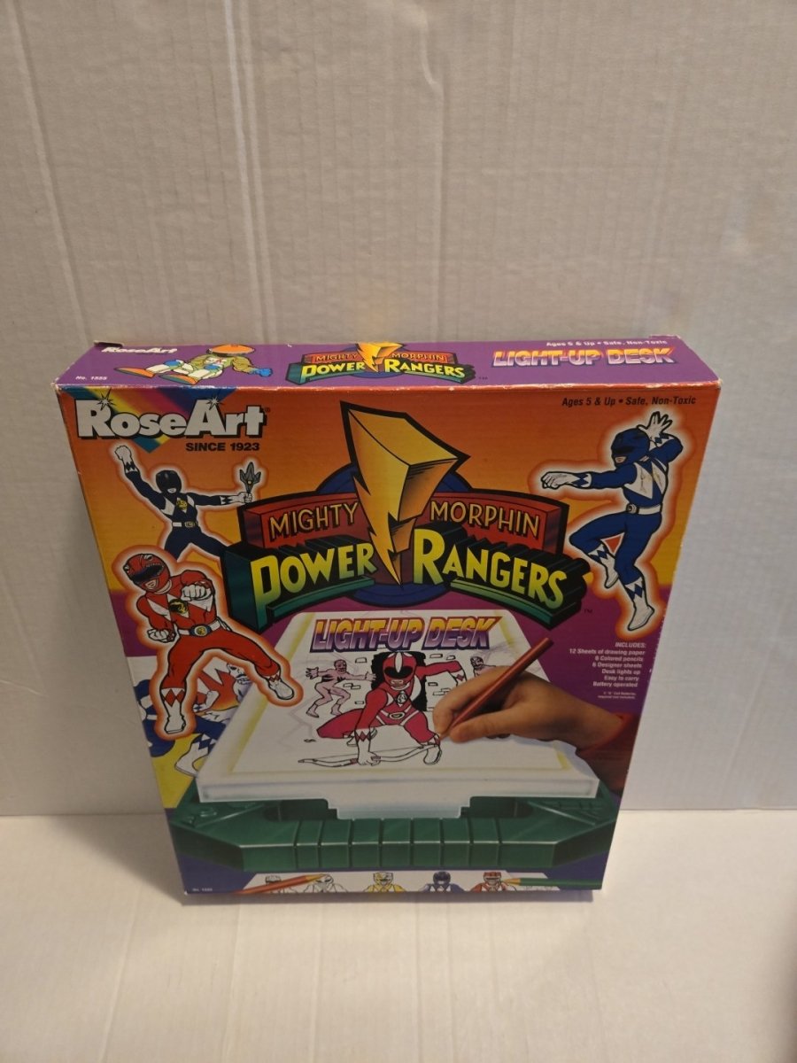 Mighty Morphin Power Rangers 1994 Light - Up Desk - Collectible Toys - ThrowbackBuys - Amanda's Awesome Finds