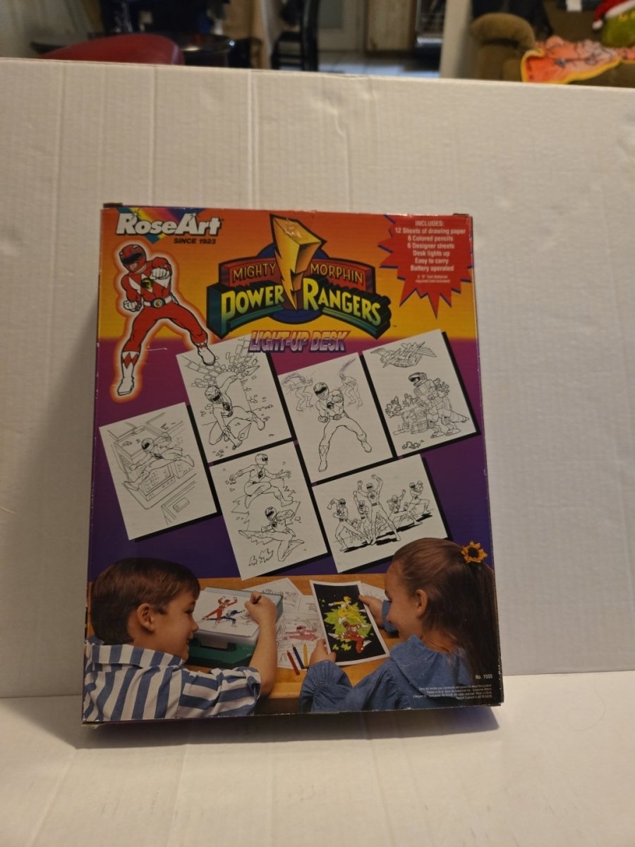 Mighty Morphin Power Rangers 1994 Light - Up Desk - Collectible Toys - ThrowbackBuys - Amanda's Awesome Finds