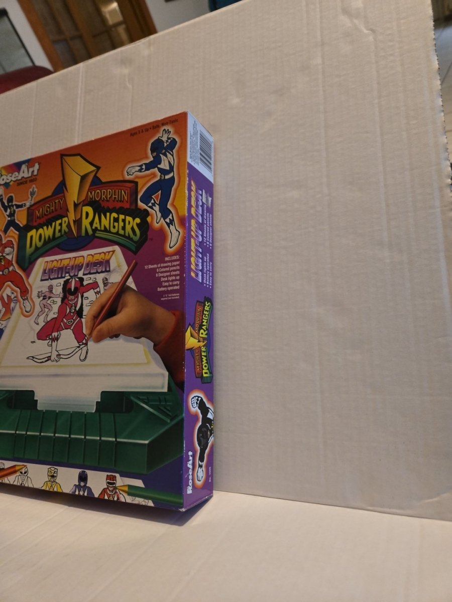 Mighty Morphin Power Rangers 1994 Light - Up Desk - Collectible Toys - ThrowbackBuys - Amanda's Awesome Finds