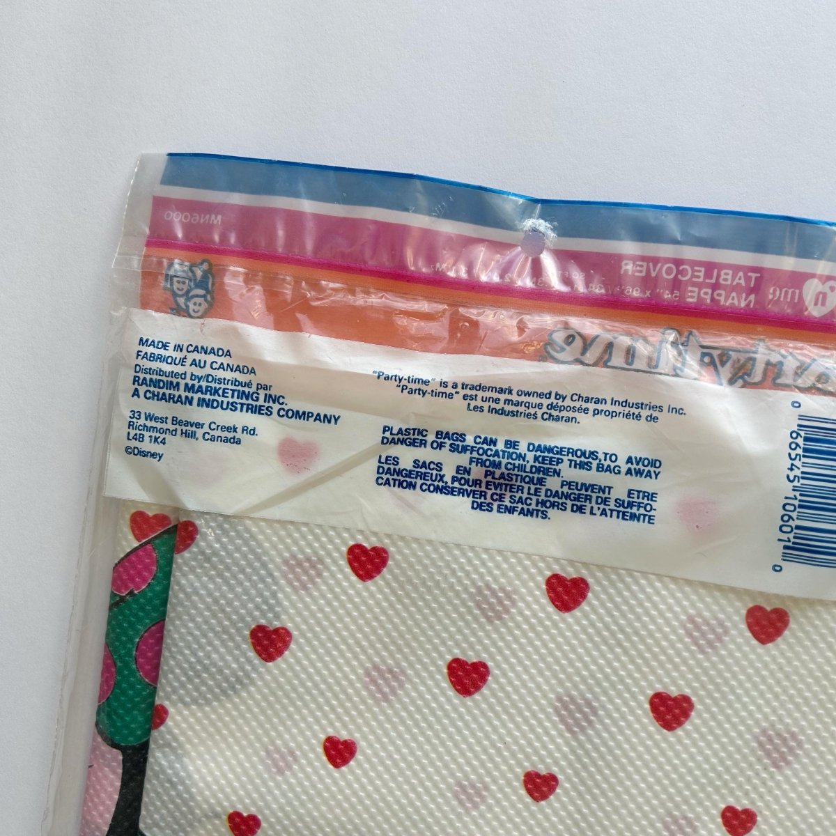 Minnie Mouse Disney Table Cover Birthday Party - Tablecloths - ThrowbackBuys - NostalgicEpisodes