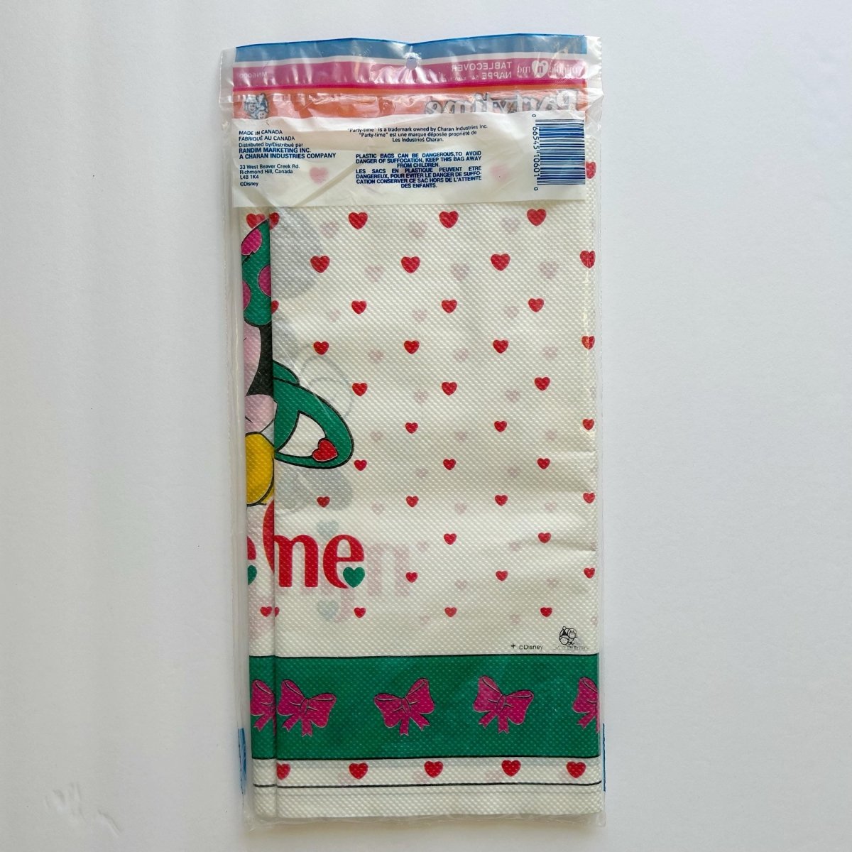 Minnie Mouse Disney Table Cover Birthday Party - Tablecloths - ThrowbackBuys - NostalgicEpisodes