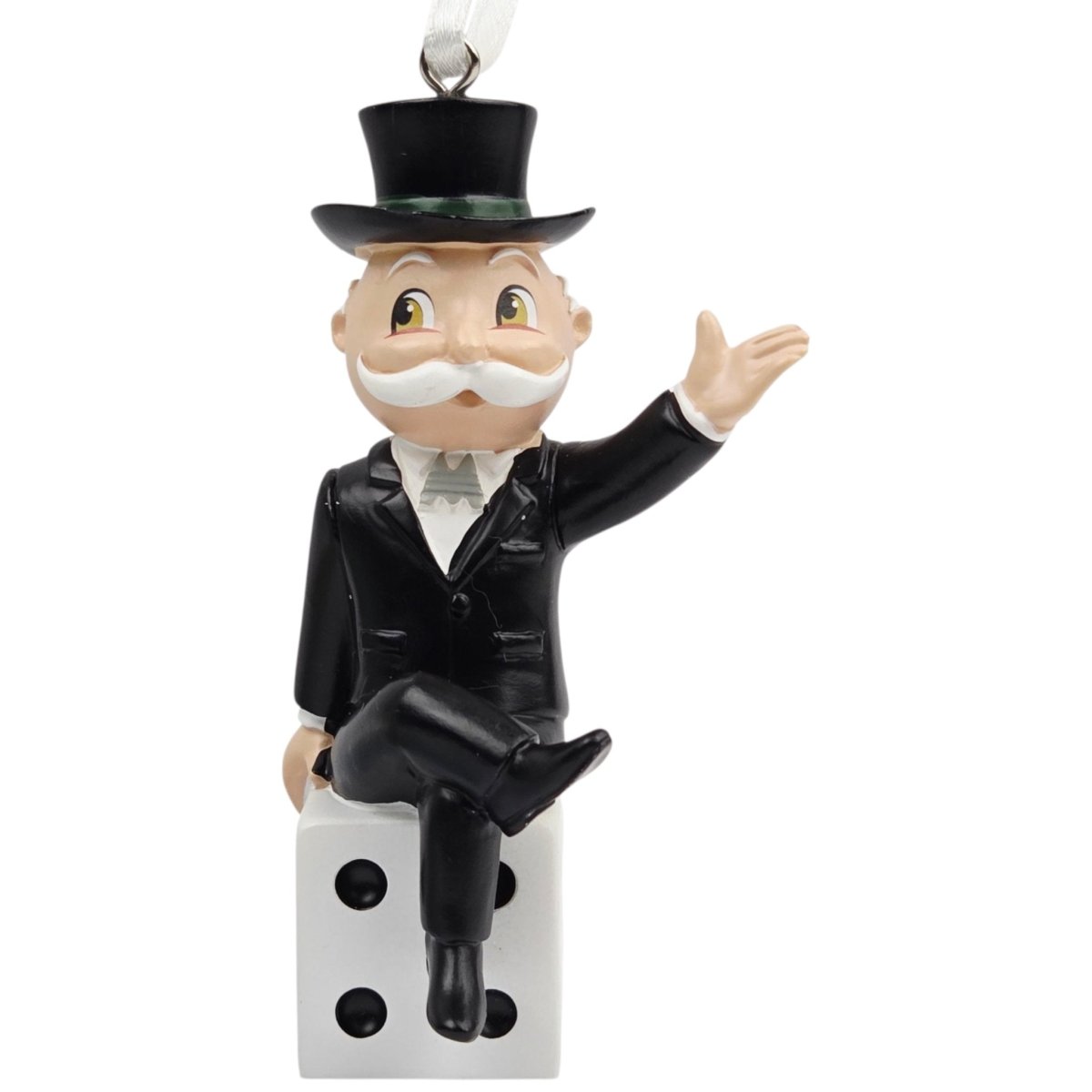 Monopoly Christmas Ornaments Set of 2 - Mr. Monopoly & Merry Monopoly - Ornaments - ThrowbackBuys - A N E 1 Stop Shop