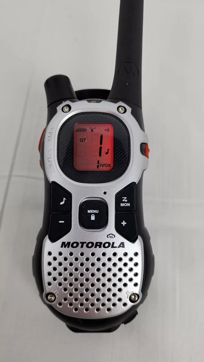 Motorola Talkeabout 2 - Way Radio Set of 2 w/ Clips - Tested, Silver - Portable Audio - ThrowbackBuys - ResellerDoor