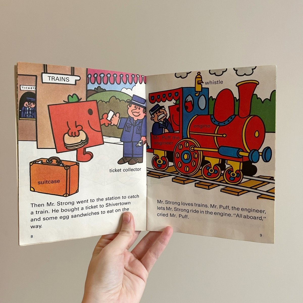 Mr Strong to the Rescue Picture Book 1982 - Children's Books - ThrowbackBuys - NostalgicEpisodes